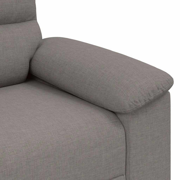2-Sitzer Sofa Taupe Stoff 160 cm