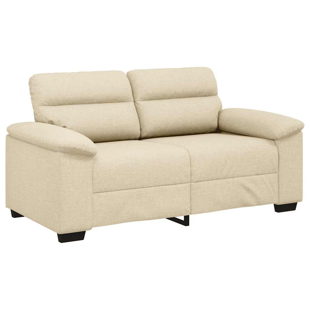 Creme 2-Sitzer Sofa Stoffbezug