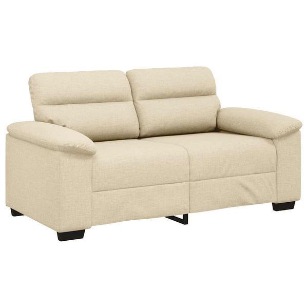 Creme 2-Sitzer Sofa Stoffbezug