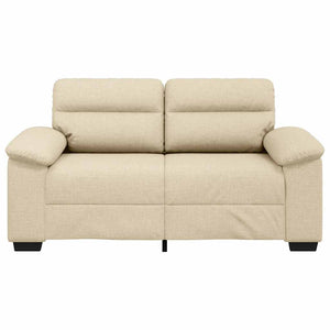 Creme 2-Sitzer Sofa Stoffbezug