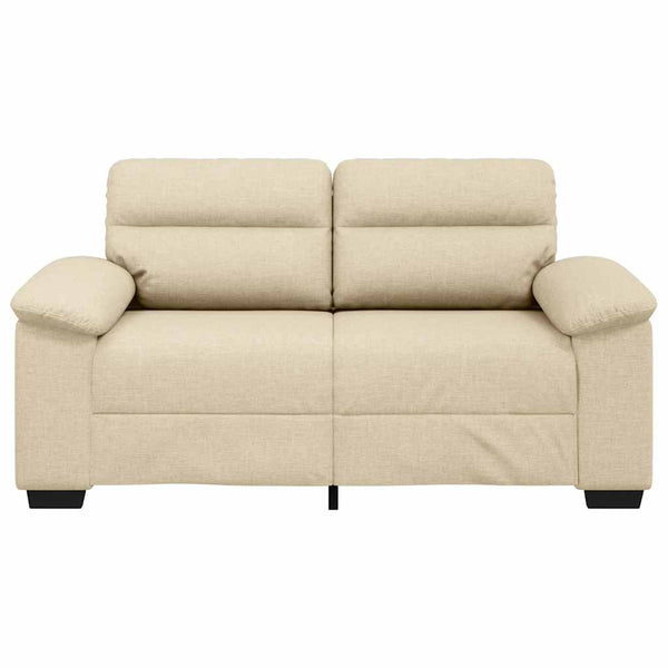 Creme 2-Sitzer Sofa Stoffbezug