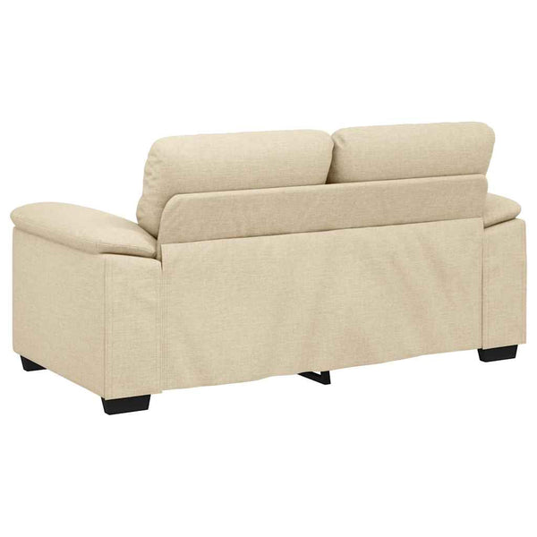Creme 2-Sitzer Sofa Stoffbezug