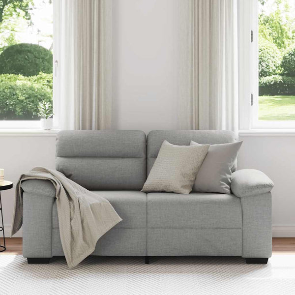 2-Sitzer Sofa Wolkengrau Stoff