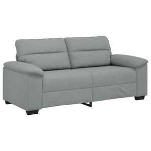 vidaXL Canapé à 2 places gris clair 180x81x84 cm Tissu