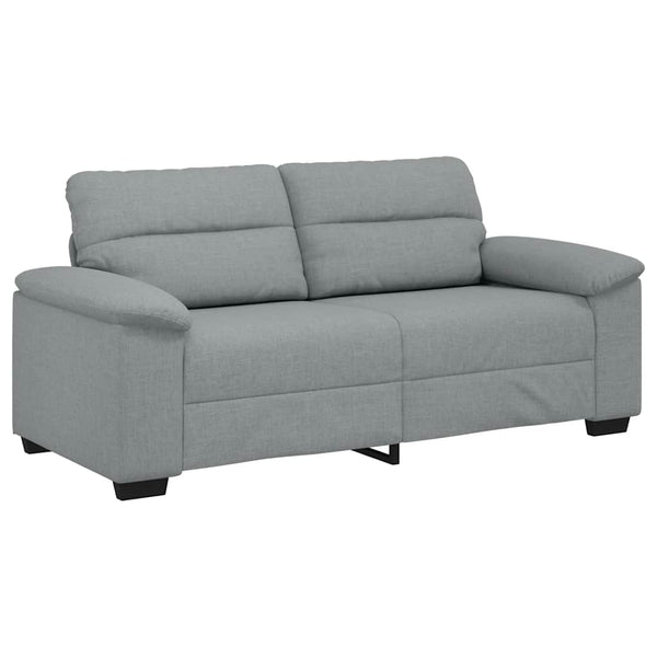 vidaXL Canapé à 2 places gris clair 180x81x84 cm Tissu