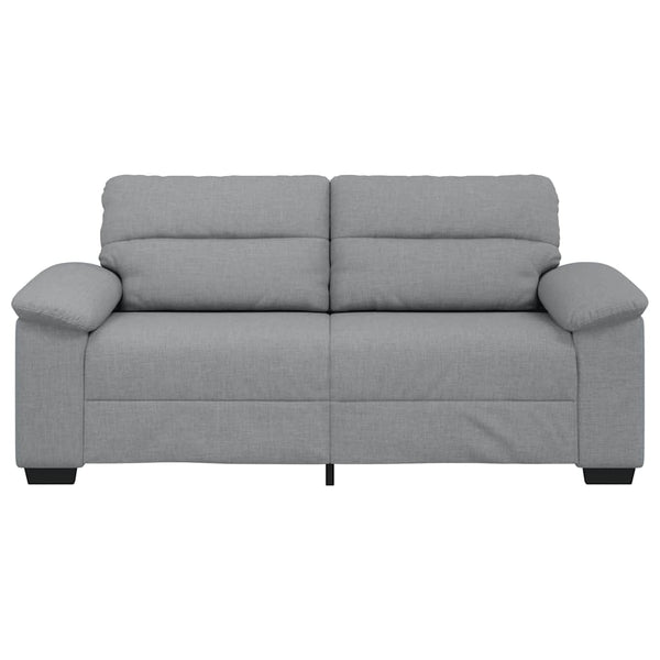 vidaXL Canapé à 2 places gris clair 180x81x84 cm Tissu