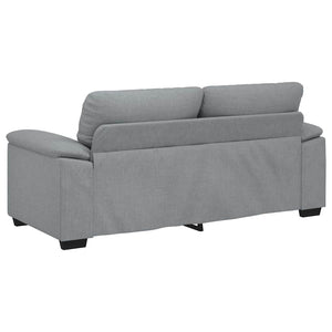 vidaXL Canapé à 2 places gris clair 180x81x84 cm Tissu