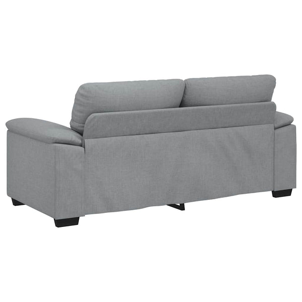 vidaXL Canapé à 2 places gris clair 180x81x84 cm Tissu