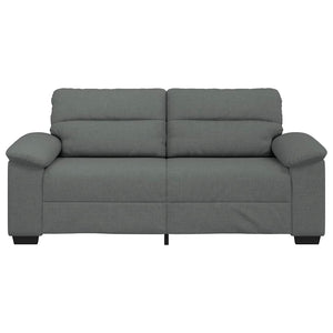 2-Sitzer Sofa Dunkelgrau Stoff