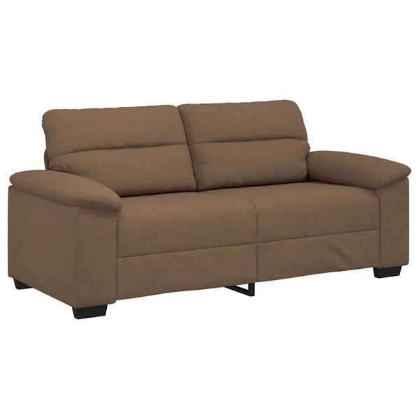 Braunes 2-Sitzer Sofa Stoff 180 cm