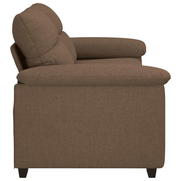 Braunes 2-Sitzer Sofa Stoff 180 cm