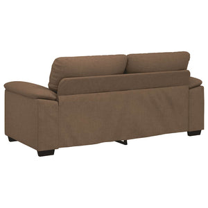 Braunes 2-Sitzer Sofa Stoff 180 cm