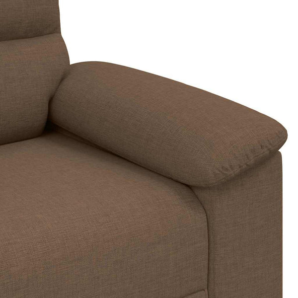 Braunes 2-Sitzer Sofa Stoff 180 cm