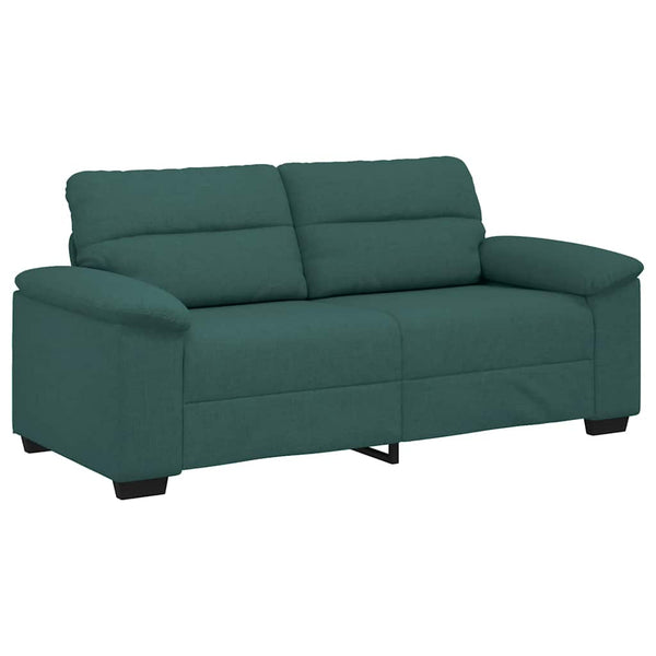 Dunkelgrünes 2-Sitzer Sofa Stoff 180 cm
