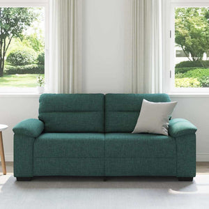 Dunkelgrünes 2-Sitzer Sofa Stoff 180 cm