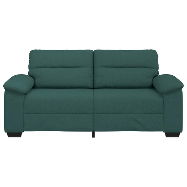 Dunkelgrünes 2-Sitzer Sofa Stoff 180 cm