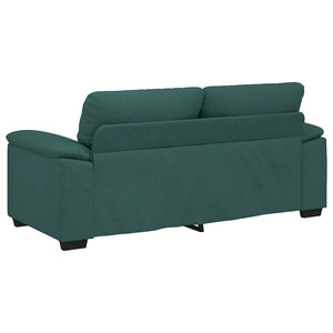 Dunkelgrünes 2-Sitzer Sofa Stoff 180 cm