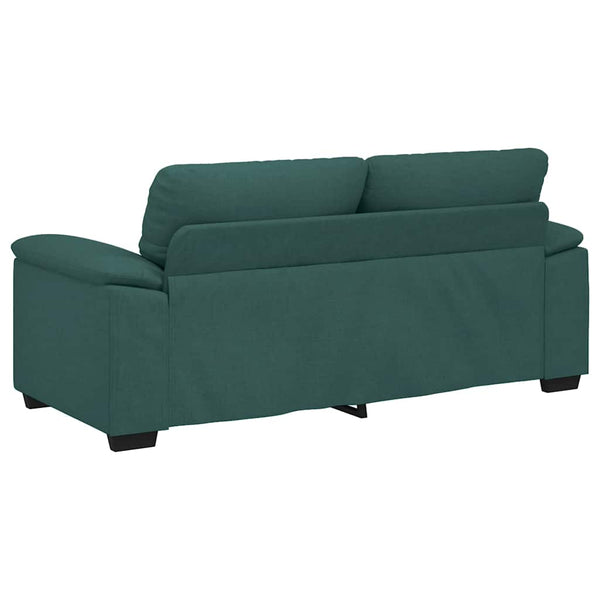 Dunkelgrünes 2-Sitzer Sofa Stoff 180 cm