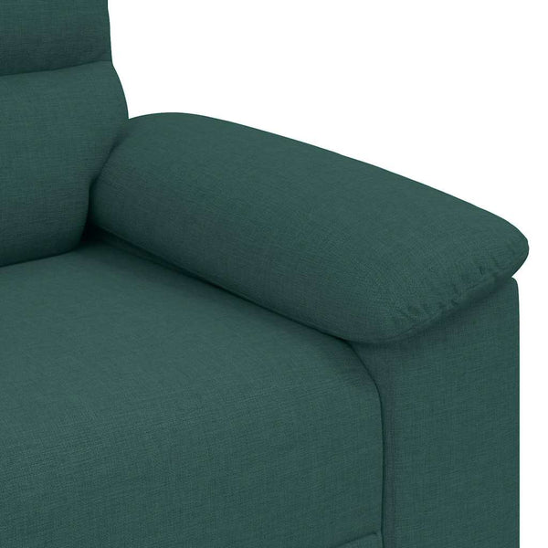 Dunkelgrünes 2-Sitzer Sofa Stoff 180 cm