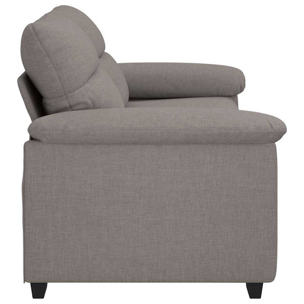 2-Sitzer Sofa Taupe Stoff 180 cm