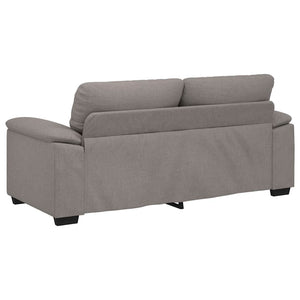 2-Sitzer Sofa Taupe Stoff 180 cm