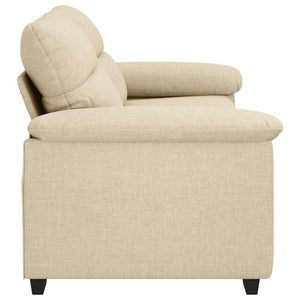 Creme 2-Sitzer Sofa Stoff 180 cm
