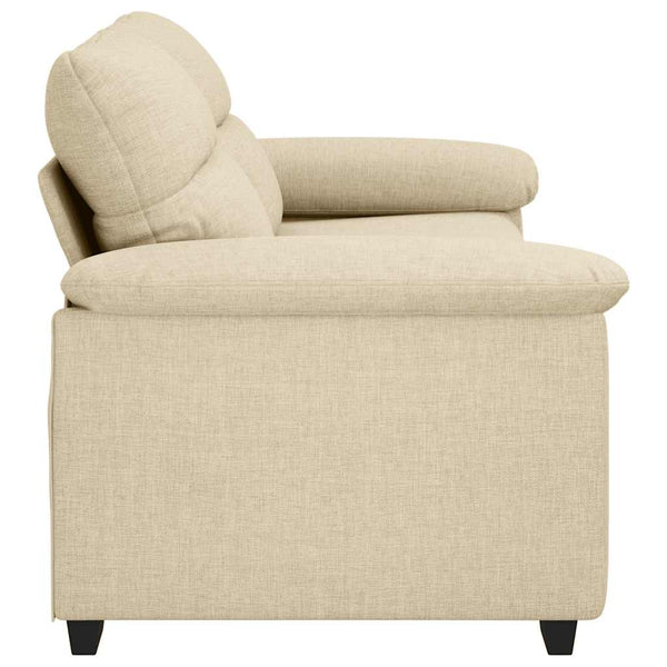Creme 2-Sitzer Sofa Stoff 180 cm