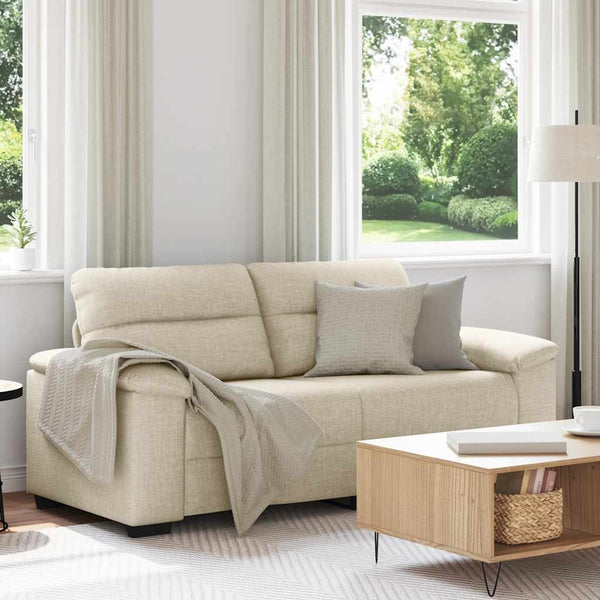 Leinen 2-Sitzer Sofa, 180 cm