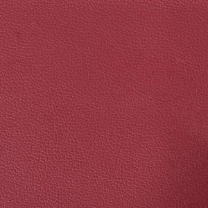 Weinrotes 2-Sitzer Sofa aus Kunstleder