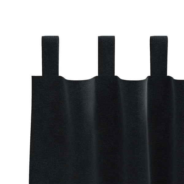 Verdunkelungsvorhänge Schwarz Samt 140x140cm, 2er-Set