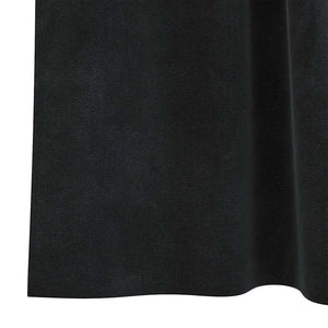 Schwarze Samt Verdunkelungsvorhänge 140x225 cm, 2er-Set