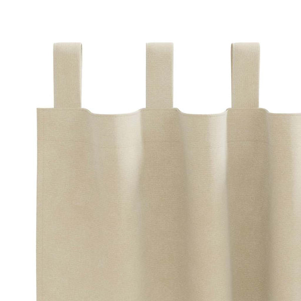 Creme Samt Verdunkelungsvorhänge 140 x 175cm, 2er-Set