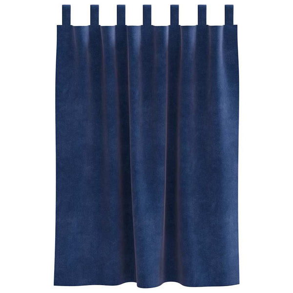 Verdunkelungsvorhänge Dunkelblau Samt 140x140cm, 2er-Set