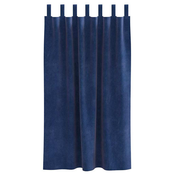 Verdunkelungsvorhänge Dunkelblau Samt 140x175 cm, 2er-Set
