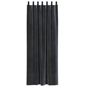 Verdunkelungsvorhänge Samt Dunkelgrau 140x245cm, 2er-Set
