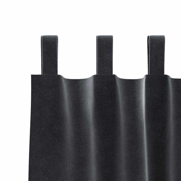 Verdunkelungsvorhänge Samt Dunkelgrau 140x260 cm, 2er Set