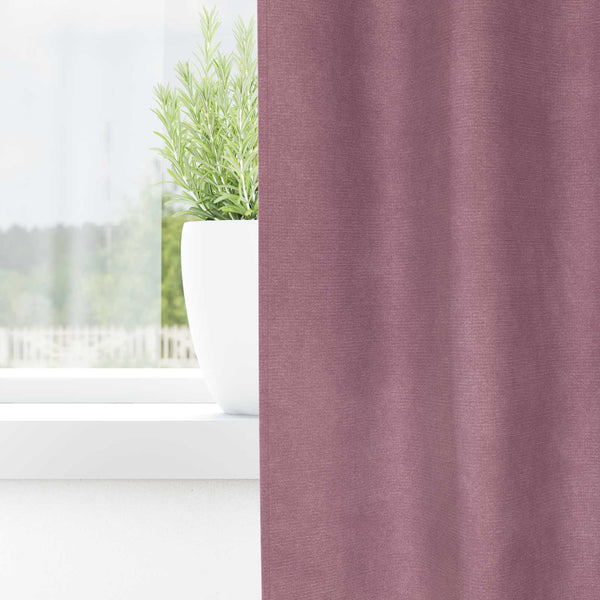 Verdunkelungsvorhänge Dunkelrosa Samt 140x140cm, 2er-Set