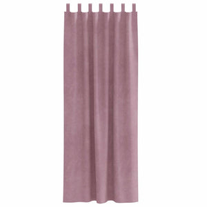 Verdunkelungsvorhänge Samt Dunkelrosa 140x260cm, 2er-Set