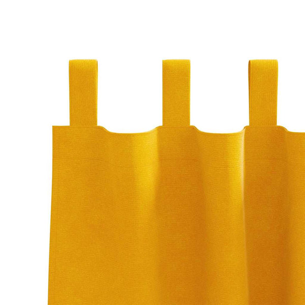 Senfgelbe Verdunkelungsvorhänge Samt 140x140cm, 2er-Set