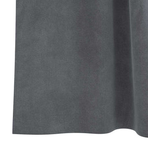 Verdunkelungsvorhänge Hellgrau Samt 140x245cm, 2er-Set