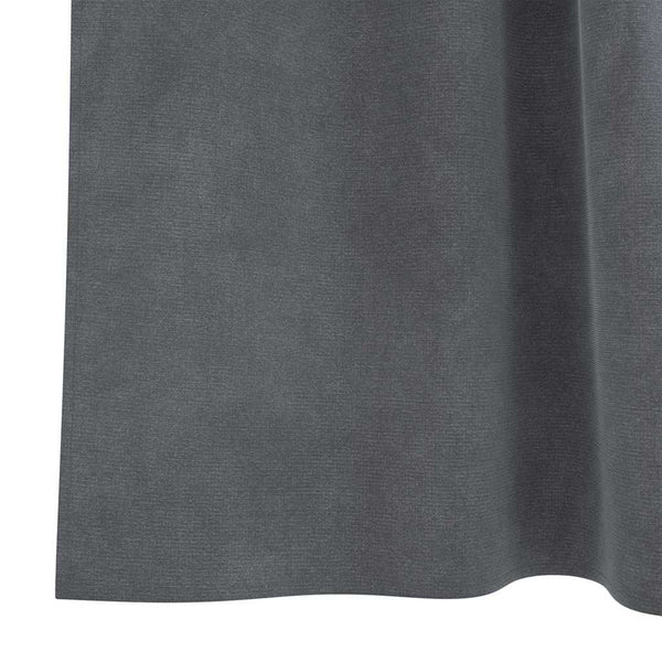 Verdunkelungsvorhänge Hellgrau Samt 140x245cm, 2er-Set