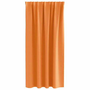 Orange Verdunkelungsvorhänge mit Ringen 175x140cm, 2er-Set