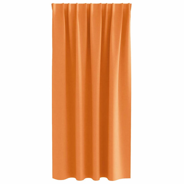 Orange Verdunkelungsvorhänge mit Ringen 175x140cm, 2er-Set