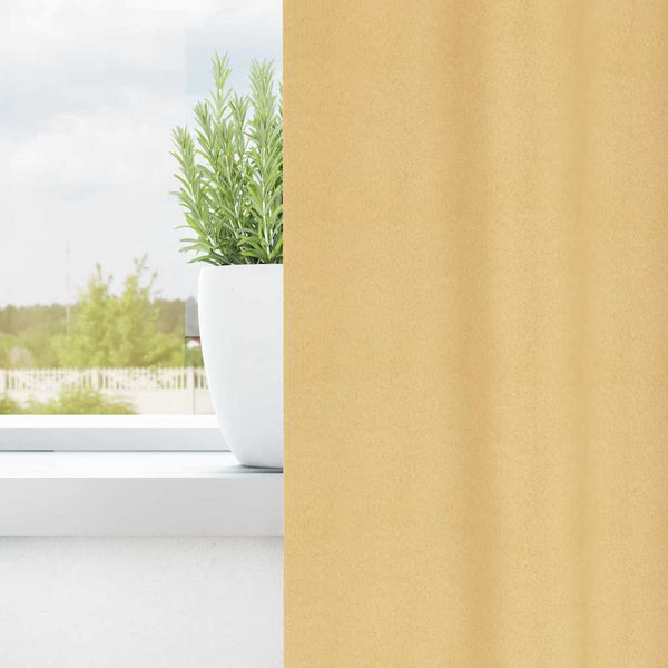 Beige Verdunkelungsvorhänge mit Ringen 175x140cm, 2er-Set