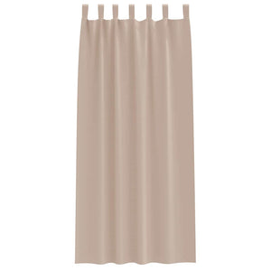 Verdunkelungsvorhänge Taupe 245x140 cm, 2er-Set
