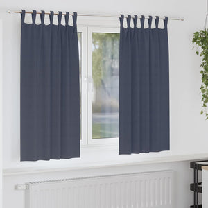 Anthrazit Verdunkelungsvorhänge mit Ringen 175x140cm, 2er-Set