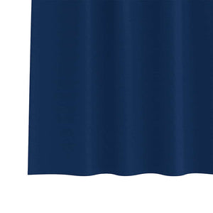Dunkelblaue Verdunkelungsvorhänge mit Ringen, 2 Stk.
