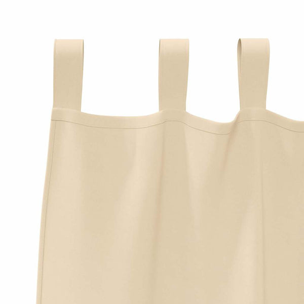 Creme Verdunkelungsvorhänge mit Ringen 260x140cm, 2er-Set