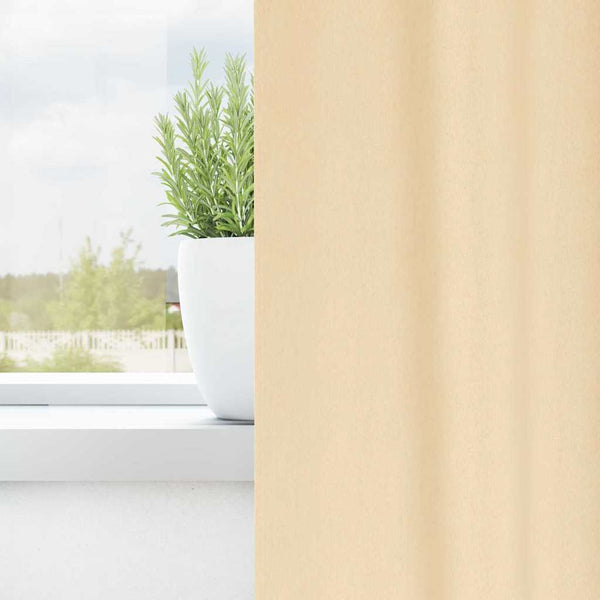 Creme Verdunkelungsvorhänge mit Ringen 260x140cm, 2er-Set