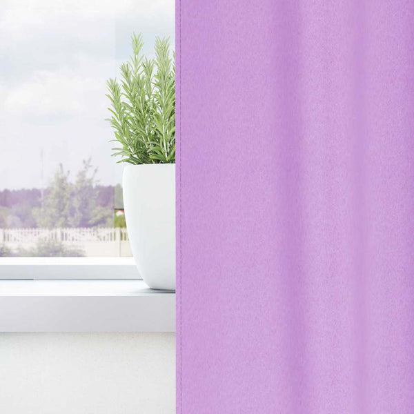 Lila Verdunkelungsvorhänge mit Ringen 260x140cm